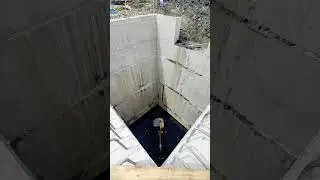 Amazing moments of caisson sinking - Incredible technique making a difference to work#shorts #viral