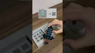 Crafting Minecraft Diamond Sword BUT Lego! 