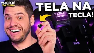 KEYCAP de TELA e PORQUE você precisa! CABO com DISPLAY. TRALHAS ÚTEIS da CHINA: SERÁ que VALE a PENA