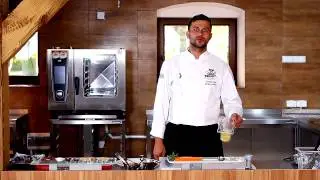 Zdrowa Kuchnia Beef Master - Stek z rostbefu w winnej marynacie z pieczoną marchewką