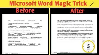 How to remove all extra space in MS Word | Remove Extra space in MS Word  #msword