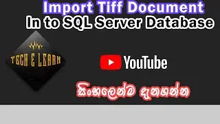 Import Tiff Document In to SQL Server Database