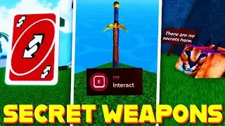 MEME SEA ALL SECRETS WEAPON LOCATIONS! ROBLOX