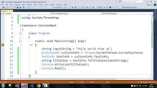 Convert string to TitleCase in C#