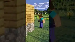 Creeper at night - Minecraft animation #shorts #trending