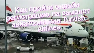 Как пройти онлайн регистрацию на самолет авиакомпании Turkish Airlines