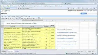 Measure Your Blog Popularity on Twitter with Google Docs - HD Video
