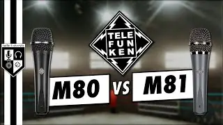 Telefunken M80 vs M81 [vs Shure SM58] | Vocals, Guitar, & Drums