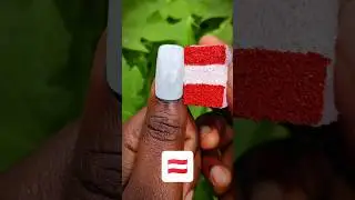 Nagelkunst-Alarm: Österreichs Flaggenfarben in nur wenigen seconds ! 🇦🇹💅#youtubechamps