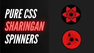 How To Make Sharingan Preloaders w HTML & CSS | Quick Tutorial