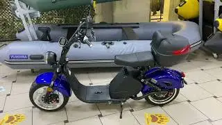 Обзор обновленного электроскутера Citycoco 3000W (в пике 6000 W), 63V20ah, 75 км/ч