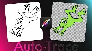 Vectornator Auto Trace How to Turn Procreate Drawings To Vector Graphics SVG