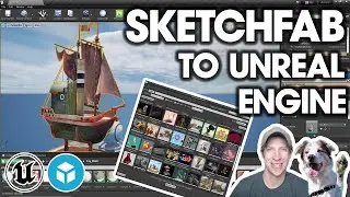 How to Import SKETCHFAB MODELS to Unreal Engine!