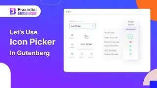 How To Use Icon Picker In Gutenberg Using Essential Block