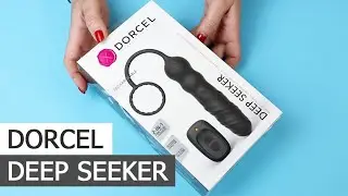 Dorcel: Deep Seeker - мощный анальный вибратор с эрекционным кольцом и пультом Д/У