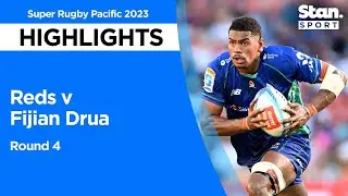 Queensland Reds v Fijian Drua Highlights | Round 4 | Super Rugby Pacific 2023