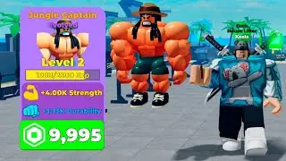 How OP is The JUNGLE CAPTAIN in Roblox Muscle Legends?!