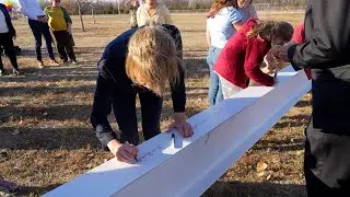 News Conference: Air Park Community Center / Williams Branch Library beam signing