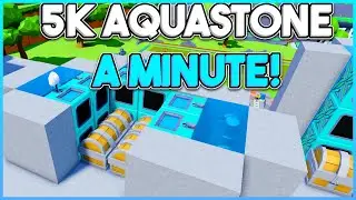 The Most COMPACT Aquastone Farm In Block Tycoon ROBLOX!