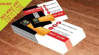 Professional Business card Design in Photoshop Like 3D (Front Part)