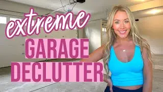 2024 EXTREME DECLUTTER WITH ME! GARAGE DECLUTTER + CAR CLEAN WITH ME MOTIVATION! 