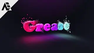 After Effects Tutorial: Greasy Particles Logo & Text Animation