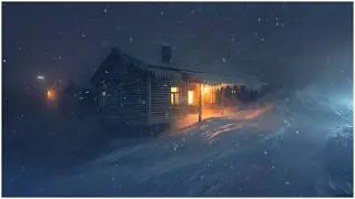 Intense Snowstorm & Wind Sounds for Sleeping┇Arctic Winter Storm┇Icy Howling Wind & Blowing Snow