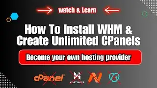 Web Hosts Hate This!! Learn the Secret to Creating Unlimited cPanels with WHM in 2024!