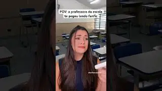 POV: a professora da escola te pegou lendo fanfic #asmr #asmrsounds #humor