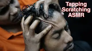 ASMR Tapping Scratching Head Massage By Scratching Master Bapan | Indian Relaxing ASMR Head Massage