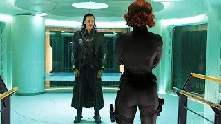 Black Widow Tricks Loki Scene - The Avengers (2012) Movie CLIP HD