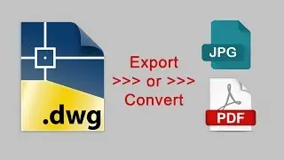 How to export autocad to pdf, jpg