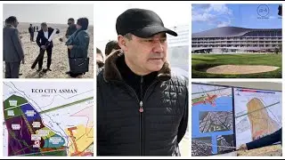 Место строительства города «Асман» на Иссык-Куле // Eco-friendly city of Asman