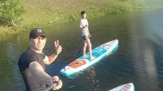 Первый выход на сапбордах