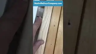 How to fix a bad prehung door installation