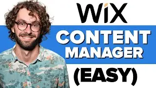 Wix Content Manager 2023 - Wix Content Manager Tutorial