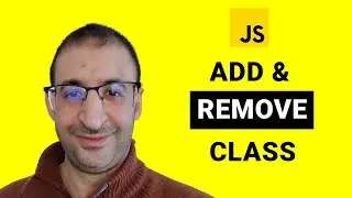 54- Working With a Class - The DOM Manipulation In JavaScript - JavaScript Tutorial