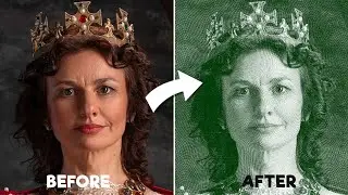 How To Create a Realistic Engraved Money Effect in Photoshop | Dollar Texture | Photoshop Tutorial