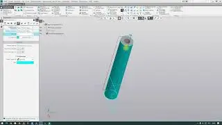 Свернутая  кривая в программе 3D Компас 22 