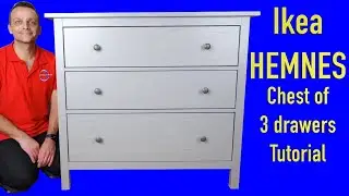 Ikea HEMNES Chest of 3 drawers Assembly instructions