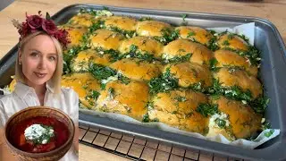Ukrainian Pampushki 💙💛 Garlic buns
