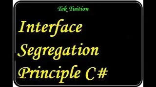 Interface Segregation Principle C#