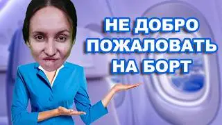 ПАССАЖИРЫ В ШОКЕ ОТ ТАКОЙ СТЮАРДЕССЫ / ХАБАЛКА БЫДЛЯЕВА