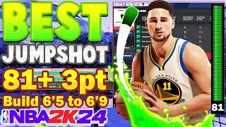 NEW BEST JUMPSHOT FOR PLAYERS 6'5 TO 6'9 WITH 81+ 3PT IN NBA 2K24 AFTER PATCH 2.1