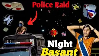 Omg 😱 Police Raid 👮 || Night Basant 2025 || 12 Tawa Making Start 😍 || Biggest Kite Ki Making 💥