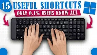 ONLY 0.1% Users know all these Shortcuts | 15 Most Useful Windows Keyboard Shortcuts (Hindi)