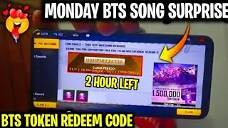 BTS CRYSTAL TOKEN REDEEM CODE | FREE FIRE REDEEM CODE TODAY | FF REDEEM CODE TODAY | REDEEM CODE FF