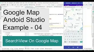 Search location on google map in android |  google map android studio example - 04