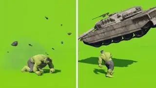 HULK Green Screen || GTA V MODS || Green Screen Effects