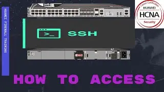 How to Access Huawei Firewall Via ssh in Hindi or Urdu